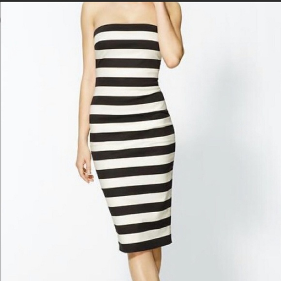Express Dresses & Skirts - [Express] Black & White Tube Dress